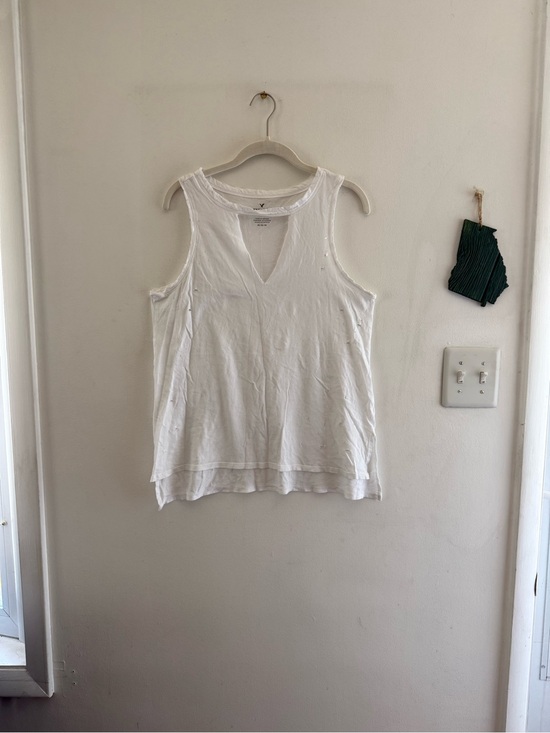 American Eagle Outfitters Tops - American Eagle Outfitters Distressed Sleeveless Tank M